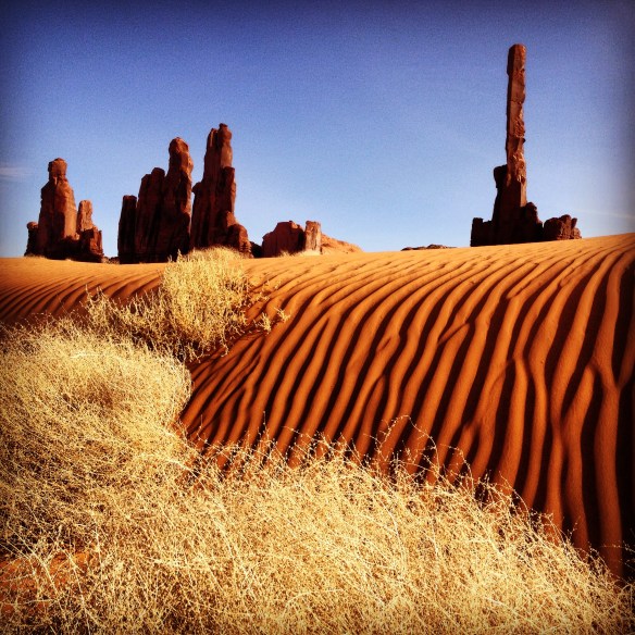 Yei Bi Chei (The Dancers), The Totem, Tumbleweed, & Ripples in the Sand