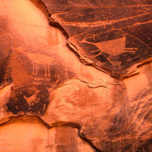 Anasazi pictographs