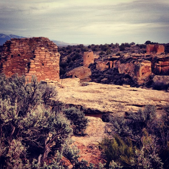 Some of the towers at Hovenweep